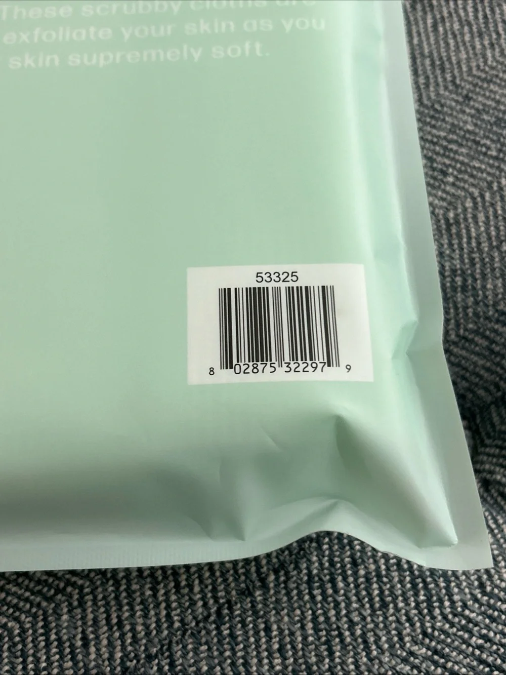 Bliss Face and Body Exfoliating Washcloth Trio- New In Bag